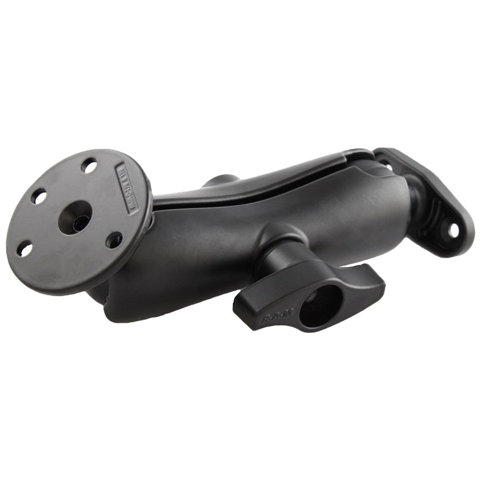 RAM MOUNTS (RAM-D-101U-HY2 W/Round Base & 2.5" Plate