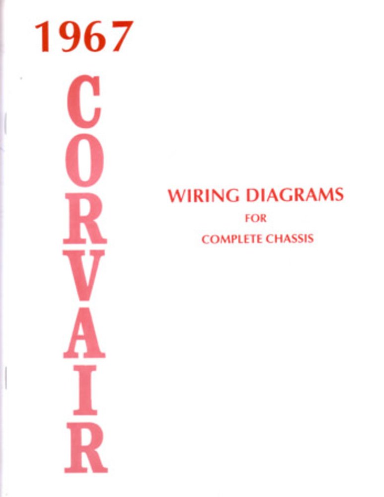 bishko automotive literature 1967 Chevrolet Corvair Electrical Wiring Diagrams Schematics Mechanic OEM Book