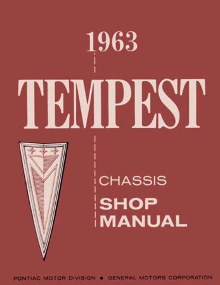 bishko automotive literature 1963 Pontiac Tempest Shop Service Repair Manual Engine Drivetrain Electrical