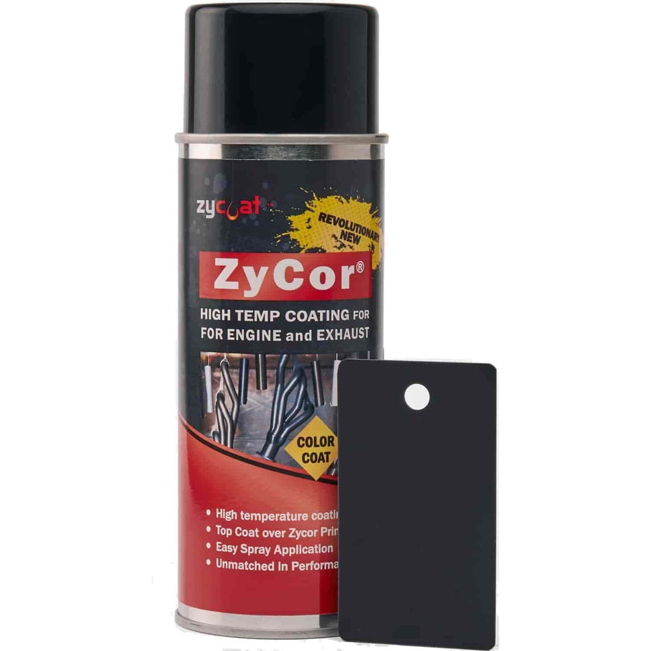 Zycoat 19013 ZyCor High-Temperature Color Coat Aerosol Spray, 13 Ounces (Bitchin Black)