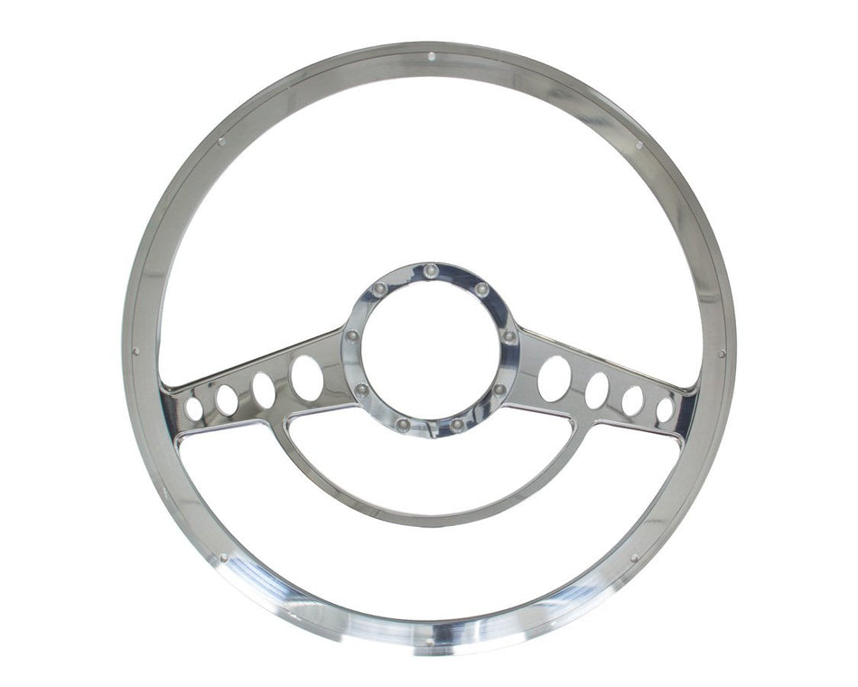 Billet Specialties 34725 15.5" Classic Half Wrap Billet Steering Wheel