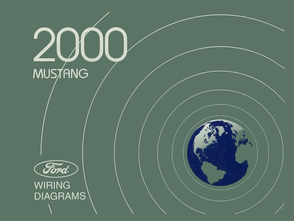 bishko automotive literature - Wiring Diagrams Schematics Drawings Color Codes Factory OEM for The 2000 Ford Mustang