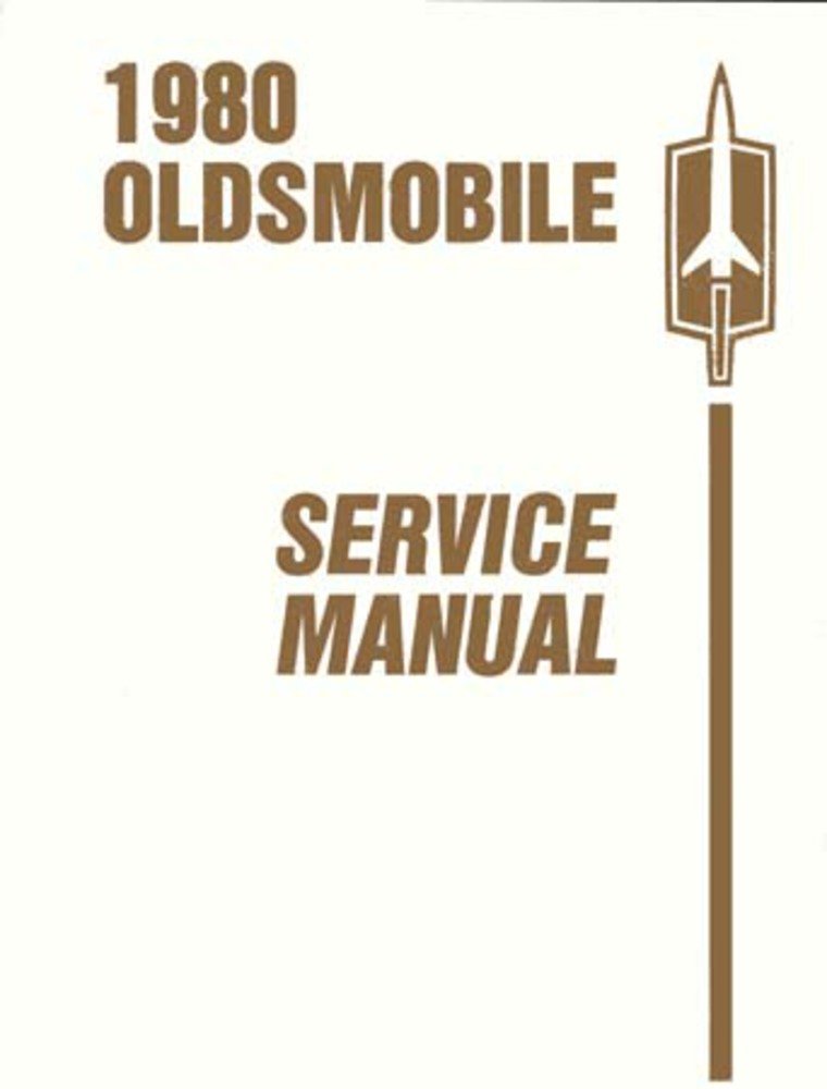 bishko automotive literature 1980 Olds Cutlass 98 88 Omega Toronado Shop Service Repair Manual Book Engine