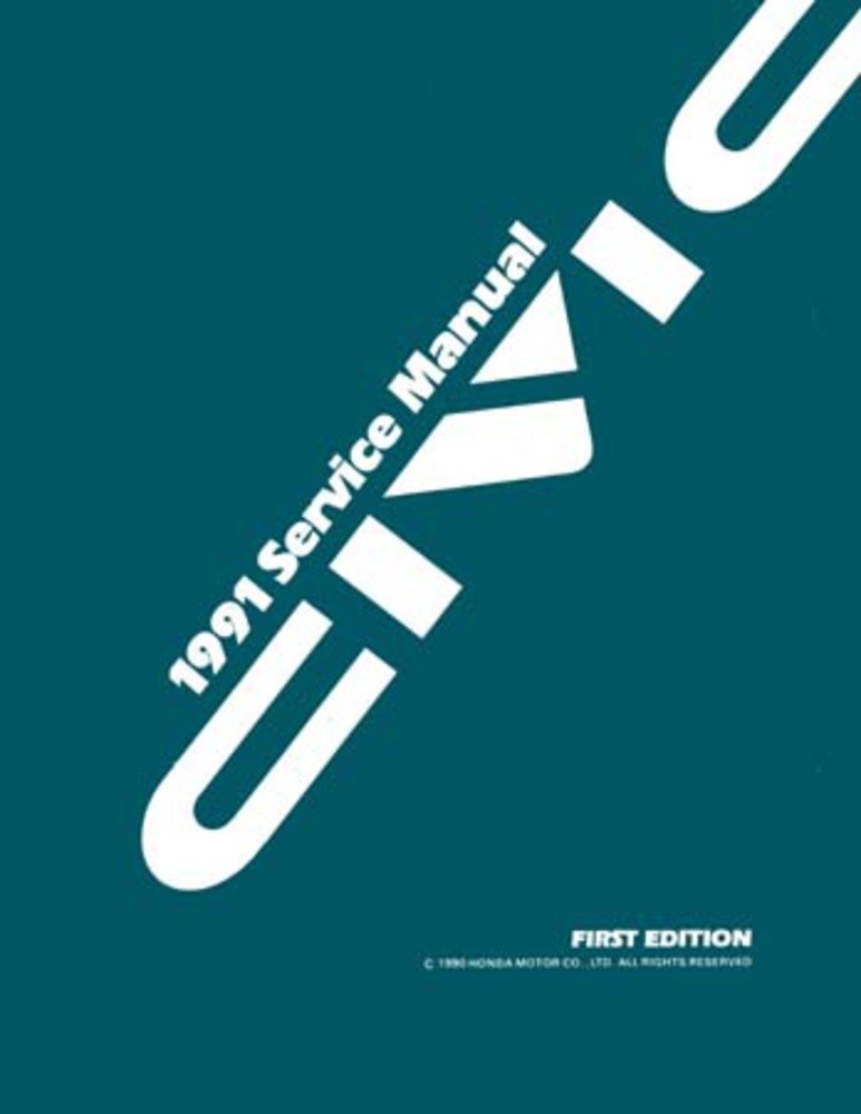 bishko automotive literature 1991 Honda Civic Shop Service Repair Manual Book Engine Drivetrain Electrical