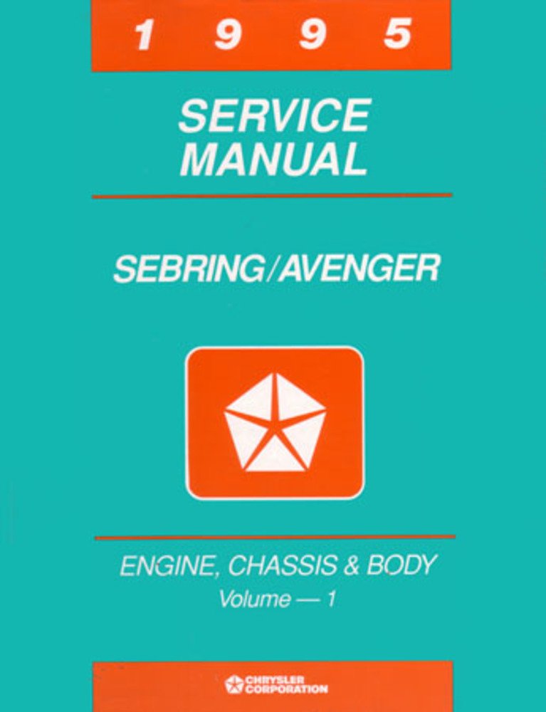 bishko automotive literature 1995 Sebring Avenger Service Repair Manual Book Engine Drivetrain Electrical