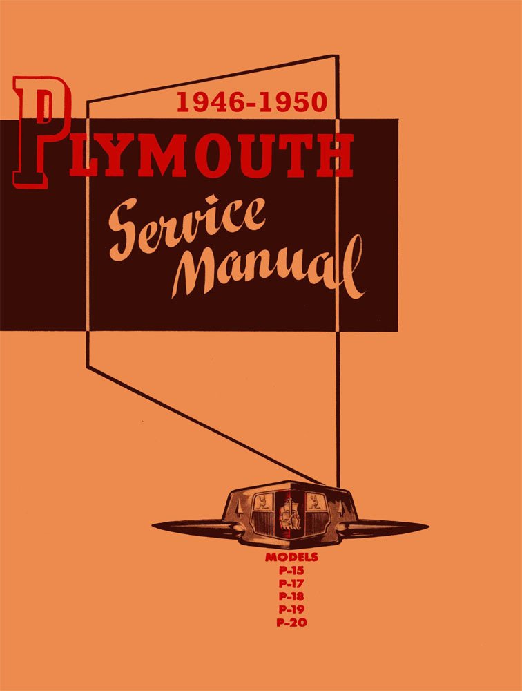 bishko automotive literature 1946 1947 1948 1949 1950 Plymouth Shop Service Repair Manual Engine Drivetrain
