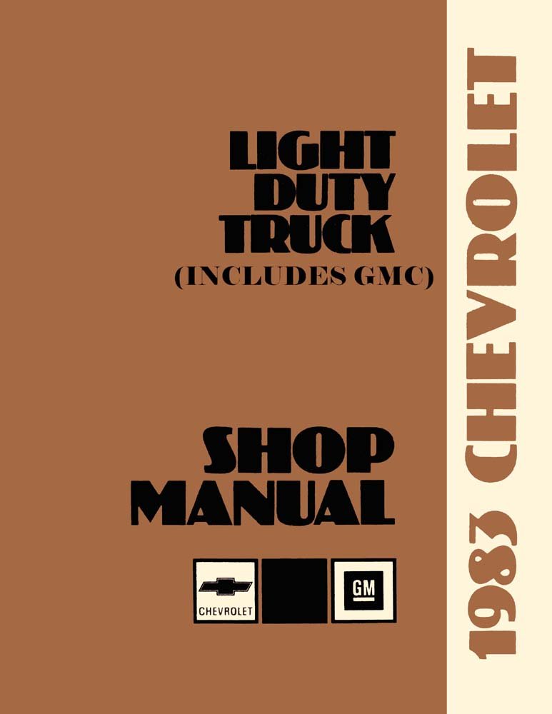 bishko automotive literature 1983 Chevrolet GMC Truck Van Chassis Suburban Shop Service Repair Manual Book