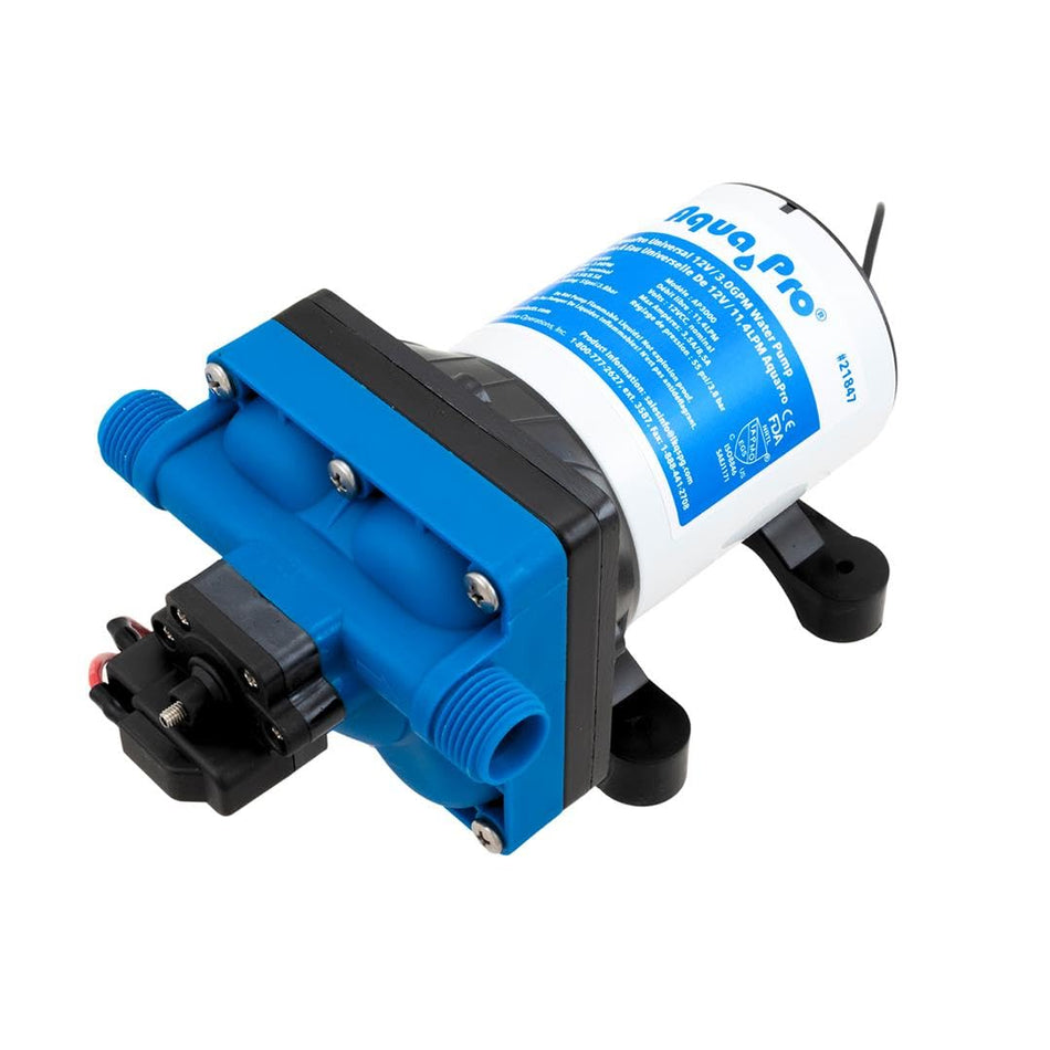 Aquapro 21847 3.0Gpm 12V MUL-Fixture Pump