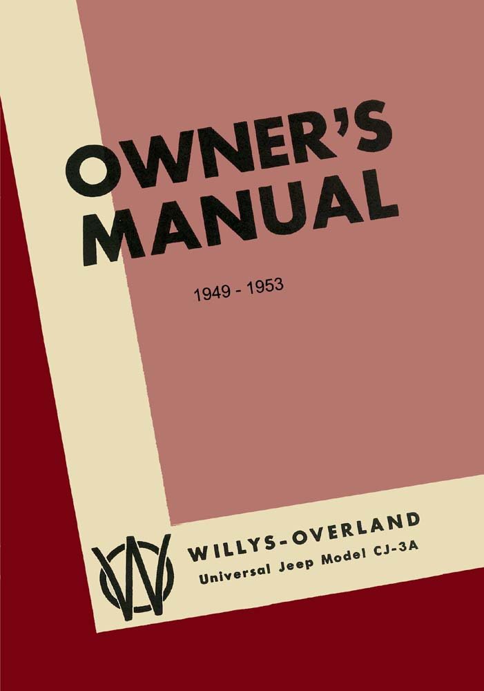 bishko automotive literature 1949 1950 1951 1952 1953 Jeep Cj Owners Manual User Guide Operator Book Fuses