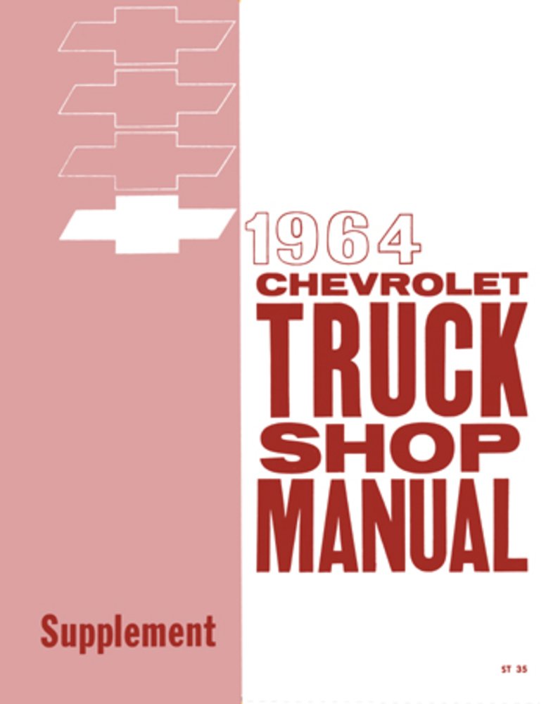 bishko automotive literature 1964 Chevrolet Truck Shop Service Repair Manual Supplement Engine Drivetrain OEM
