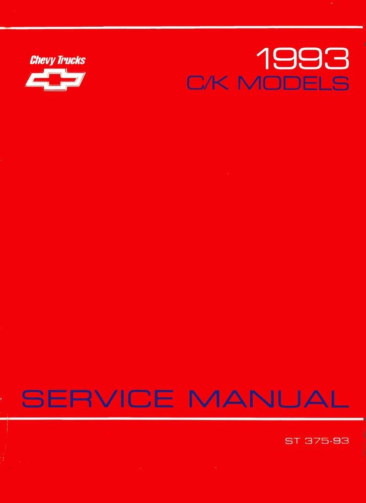 bishko automotive literature 1993 Chevrolet Truck Shop Service Repair Manual Book Engine Drivetrain Wiring
