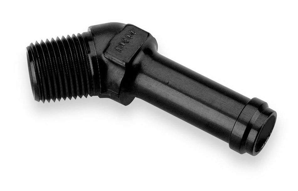 AT984410ERL Earls 45 Degree 5/8 Hose to 1/2 NPT Male Elbow