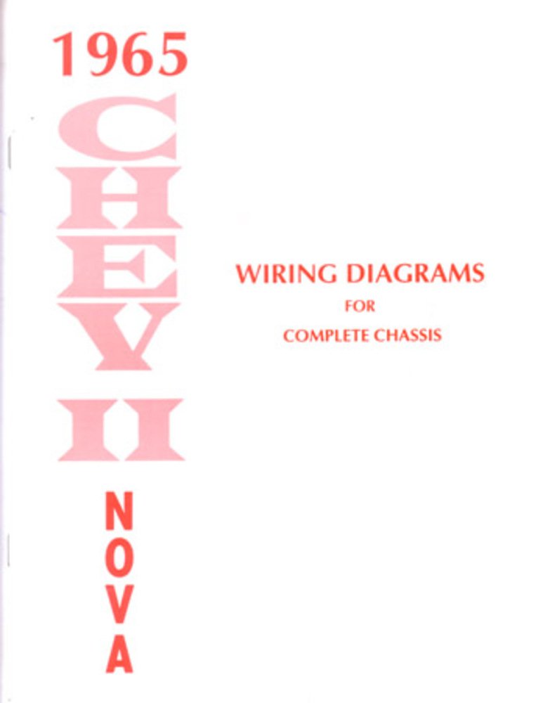 bishko automotive literature 1965 Chevrolet Chevy ll Nova Electrical Wiring Diagrams Schematics Mechanic Book