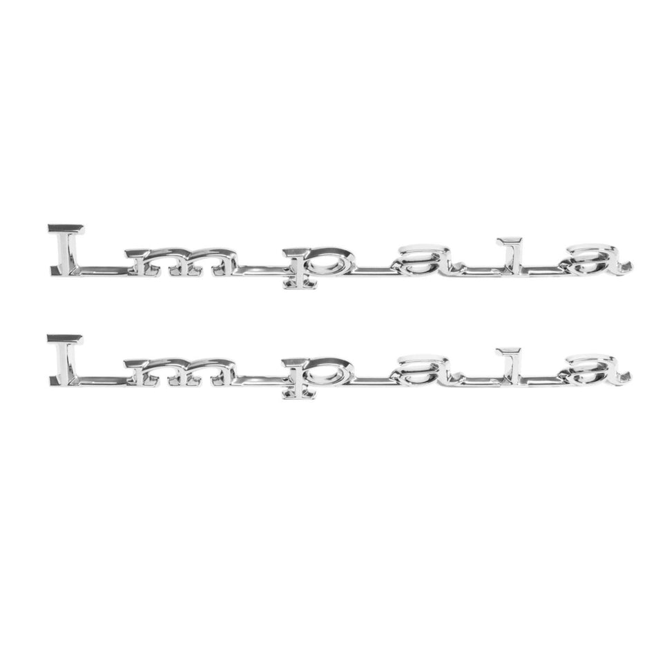 Trim Parts 2646 Rear Quarter Script (1967 Impala u201cImpalau201d)