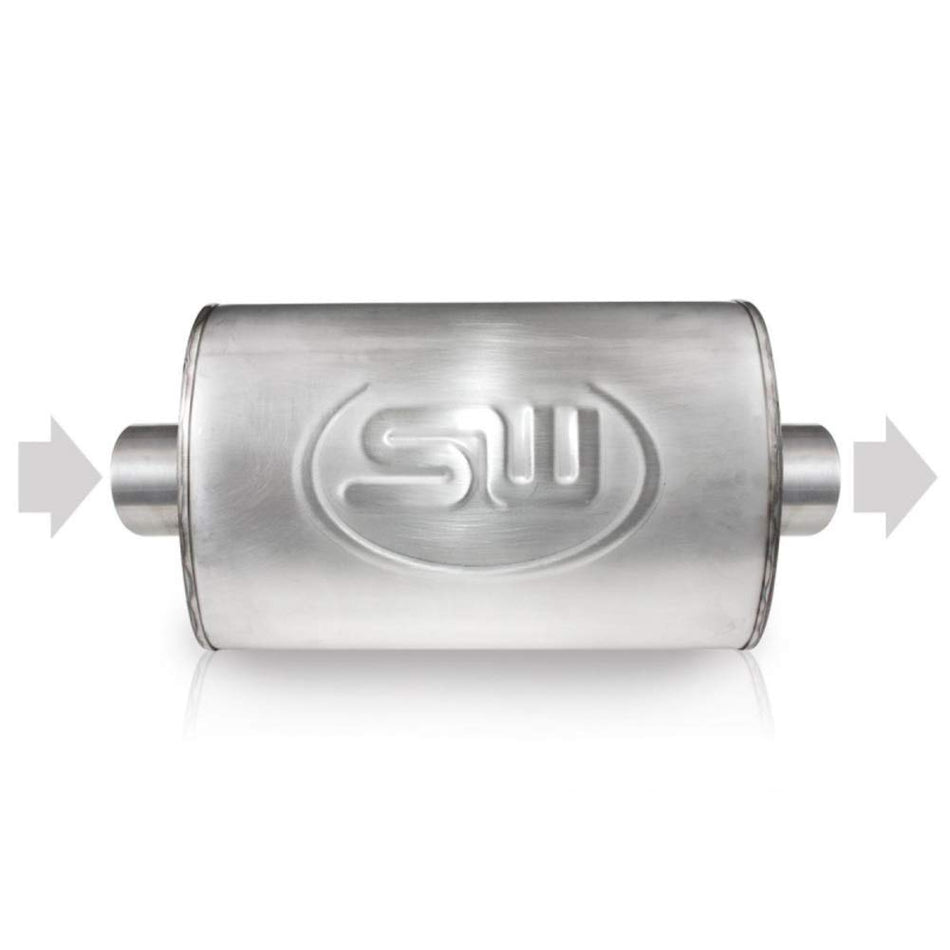 Stainless Works - 2.25in ID CENTER INLET/ 2.25in OD CENTER OUTLET 5inX9in (TM5C22C22C)