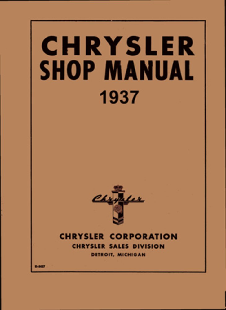 bishko automotive literature 1937 Chrysler Airflow Custom Imperial Shop Service Repair Manual Book Guide OEM