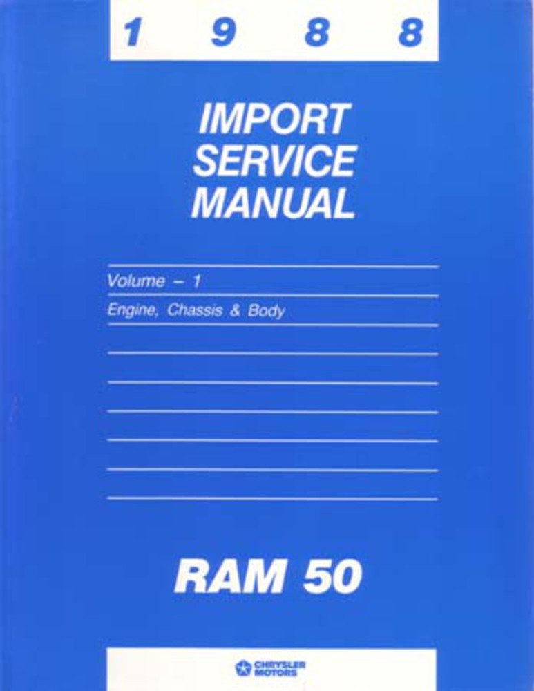 bishko automotive literature 1988 Dodge Ram 50 Truck Shop Service Repair Manual Book Engine Drivetrain Wiring