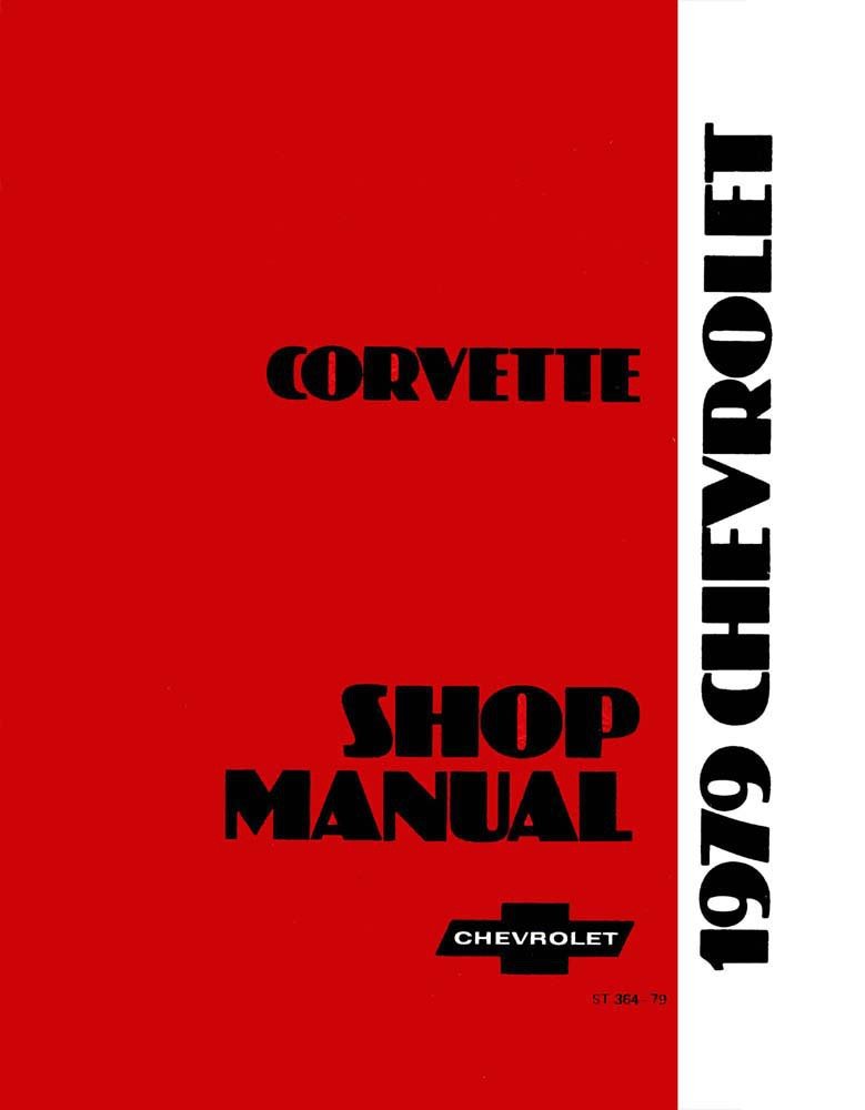 bishko automotive literature 1979 Corvette Shop Service Repair Manual Book Engine Electrical Drivetrain
