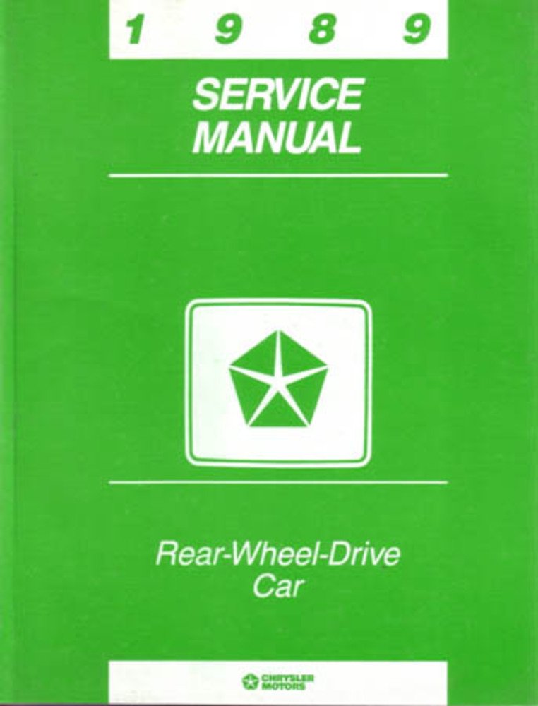 bishko automotive literature 1989 Diplomat 5Th Ave Gran Fury Shop Service Repair Manual Engine Electrical OEM