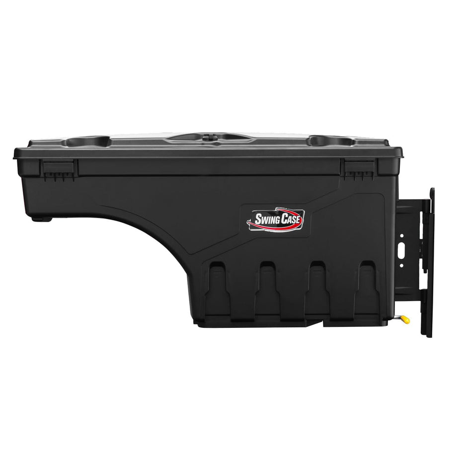 UnderCover SwingCase Truck Bed Storage Box | SC104P | Fits 2019 - 2023 Chevy/GMC Silverado/Sierra 1500 Passenger Side , Black