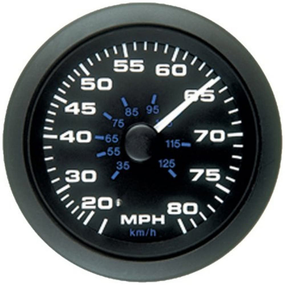 Sierra International 62723P Premier PRO Series Pilot Type 80 Mph Marine Speed Gauge Kit