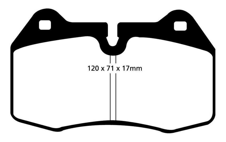EBC Brakes UD639 Ultimax OEM Replacement Brake pad