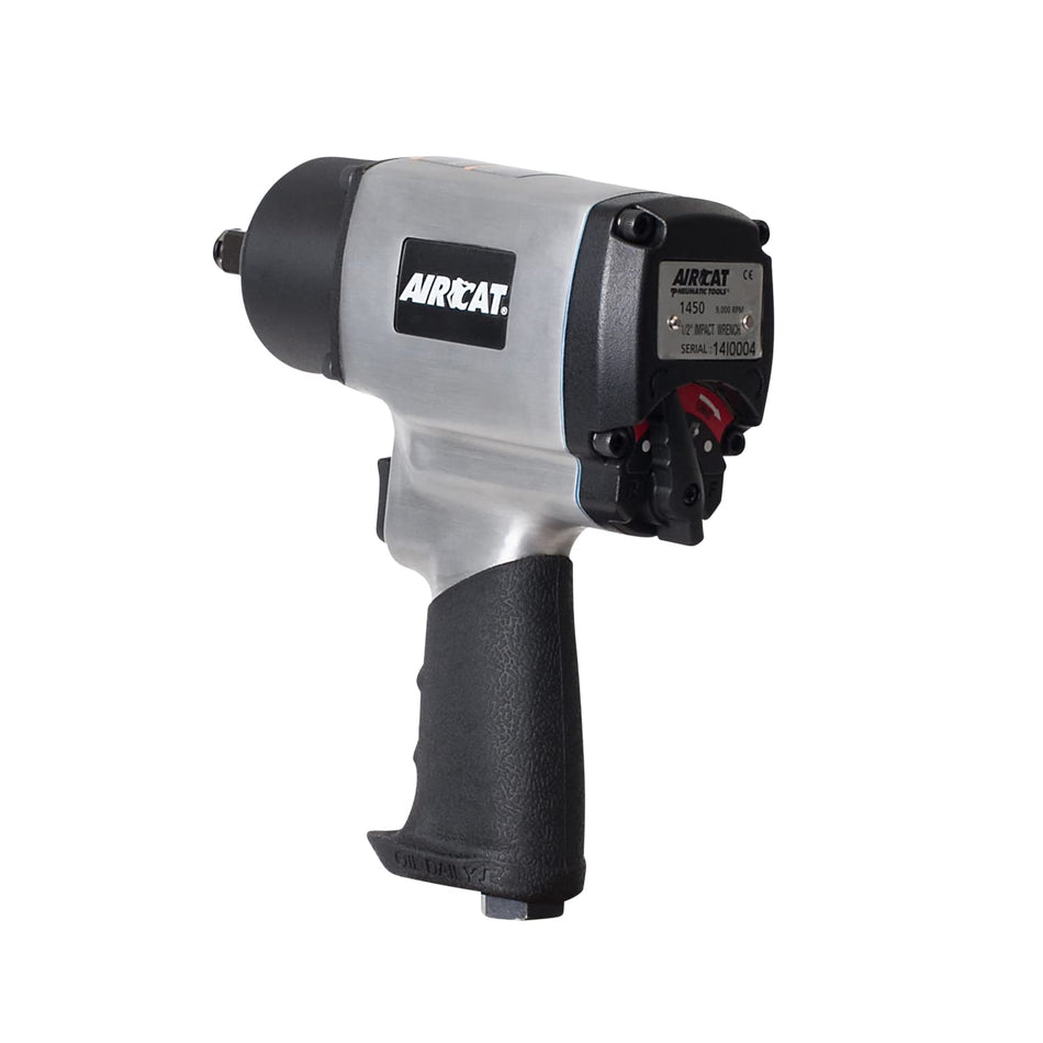 AirCat Pneumatic Tools 1450: 1/2-Inch Impact Wrench 1,000 ft-lbs - Standard Anvil