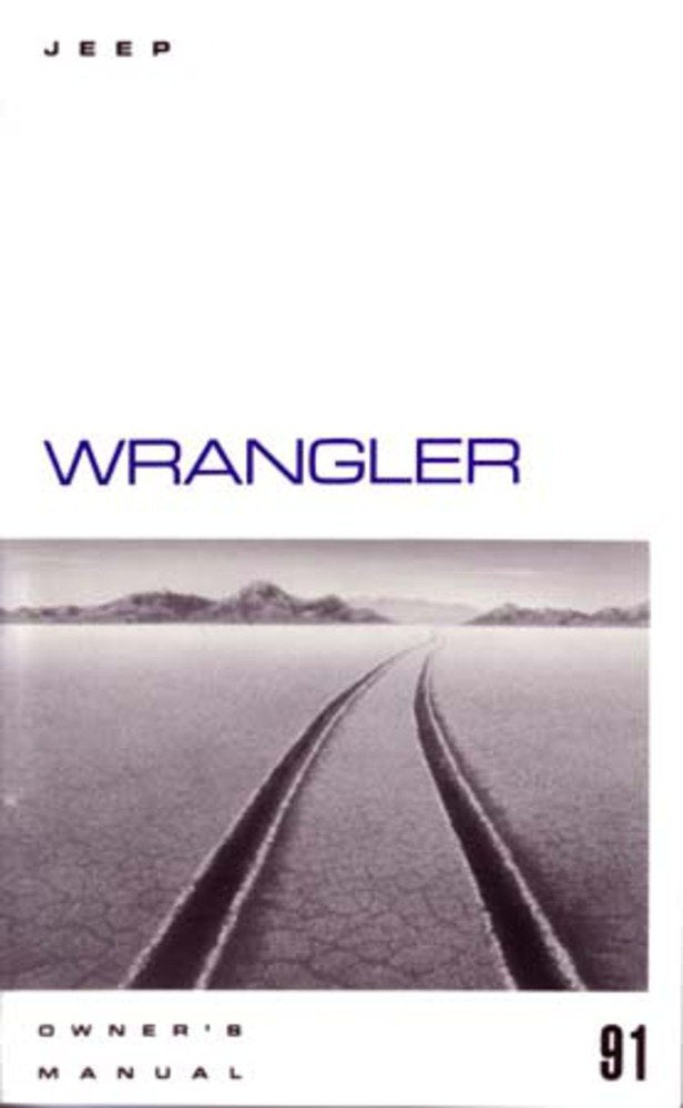 bishko automotive literature 1991 Jeep Wrangler Owners Manual User Guide Reference Operator Book Fuses Fluids