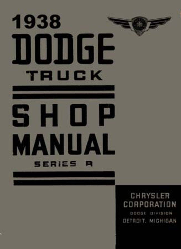 bishko automotive literature 1938 Dodge Truck Shop Service Repair Manual Book Engine Drivetrain Electrical
