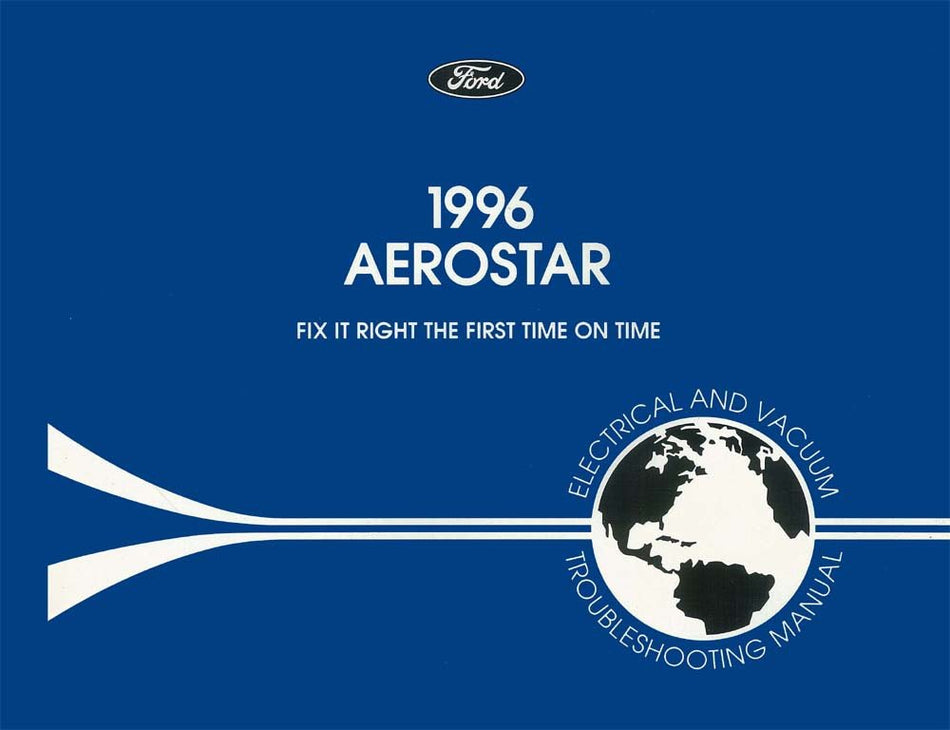 bishko automotive literature - Electrical Vacuum Shop Service Repair Manual Factory OEM EVTM for The 1996 Ford Aerostar