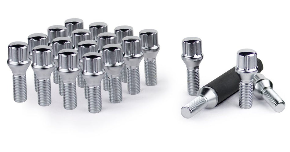 Gorilla Automotive 17100SD-20 Small Diameter Chrome 5 Lug Kit (12mm x 1.50 Thread Size) - Pack Of 20