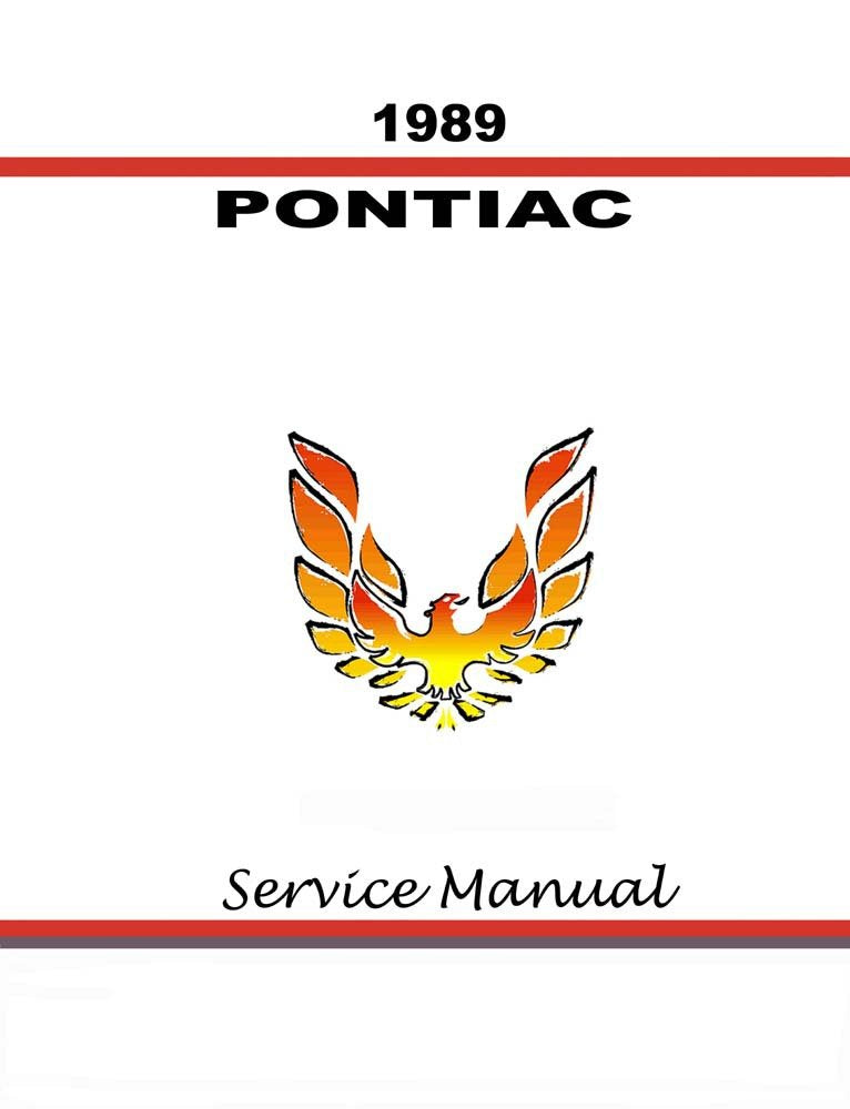 bishko automotive literature 1989 Pontiac Firebird Trans Am Shop Service Repair Manual Book Engine Wiring OEM