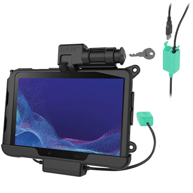 RAM������ Key-Locking Power + Dual USB Data Dock for Tab Active4 Pro