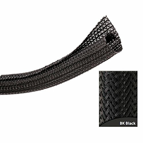 Keep It Clean 14364 Wire Loom, 2" Tube, 50' Length, Black