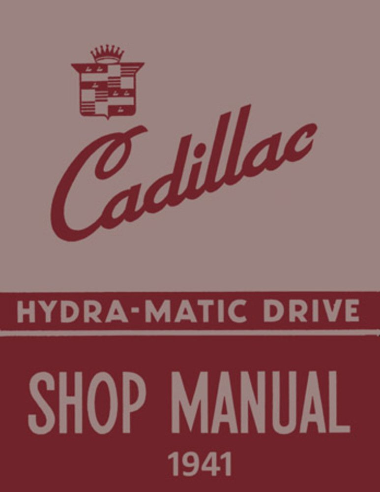 bishko automotive literature 1941 Cadillac Hydra-Matic Transmission Shop Service Repair Manual Book Engine