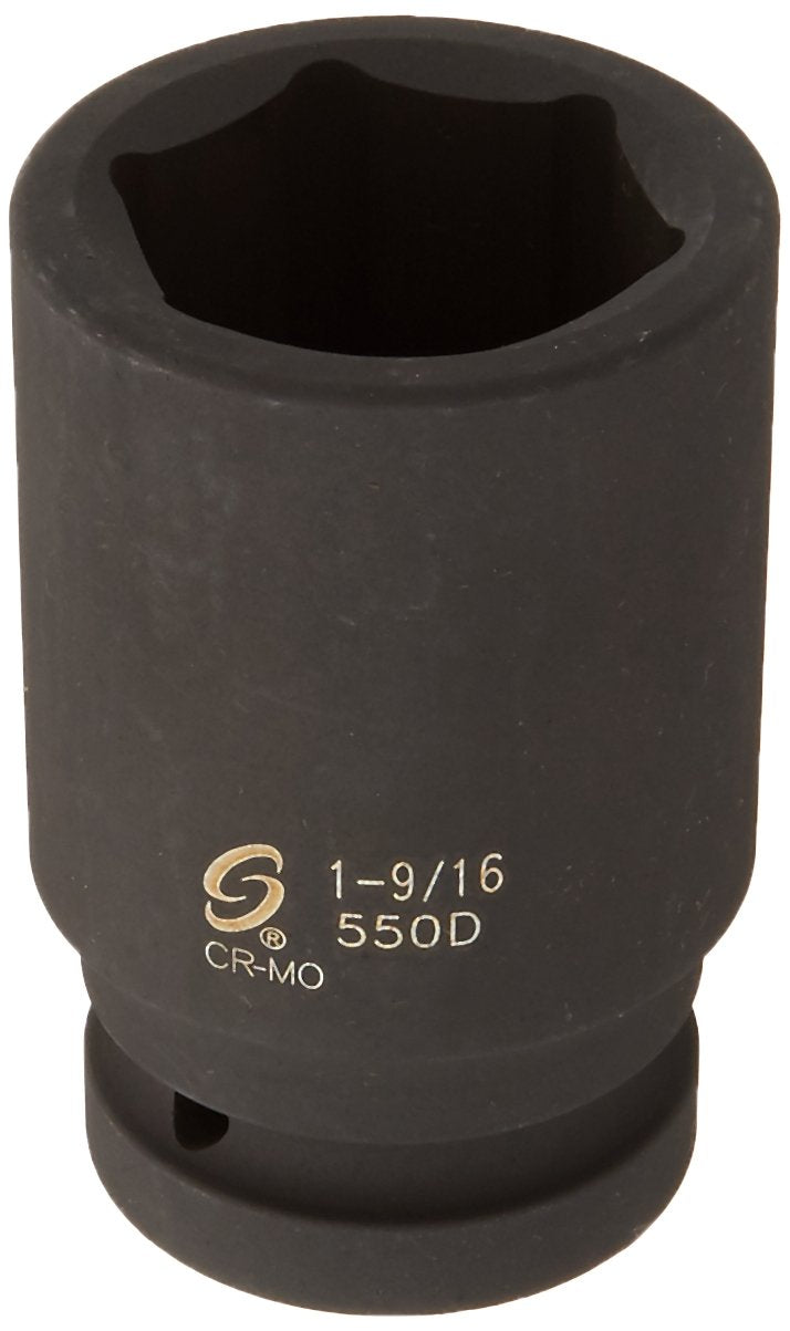 Sunex 550D 1" Drive Deep 6 Point Impact Socket 1-9/16"
