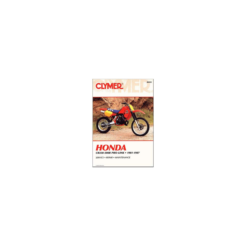 Clymer Service Manual For 81-87 HONDA CR250