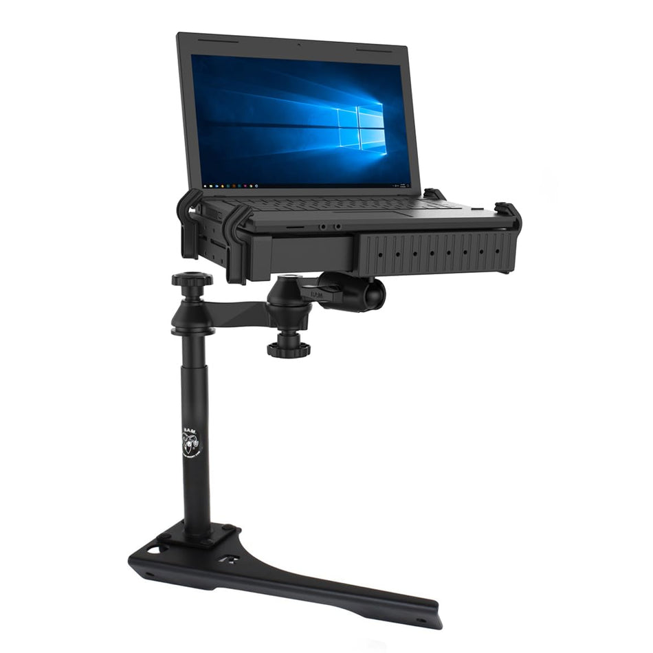 RAM MOUNTS No-Drill Laptop Mount for '19-24 Dodge Ram 1500 Pickup Trucks RAM-VB-186ST1-SW1