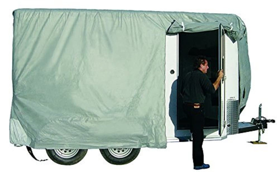 ADCO 46003 SFS Aqua-Shed Bumper-Pull Horse Trailer Cover - 121 to 14
