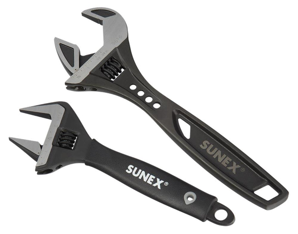 Sunex 9617 2 Piece Adjustable Wrench Set