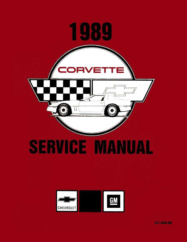 bishko automotive literature 1989 Corvette Shop Service Repair Manual Book Engine Drivetrain Electrical OEM