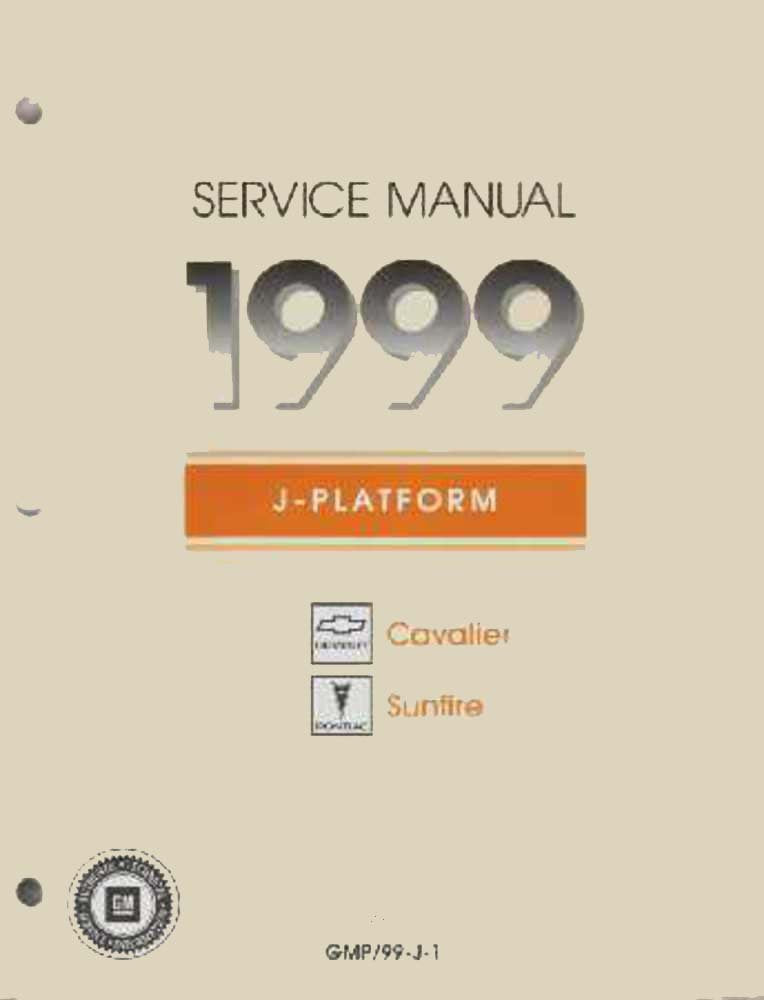 bishko automotive literature 1999 Cavalier Sunfire Shop Service Repair Manual Engine Drivetrain Electrical