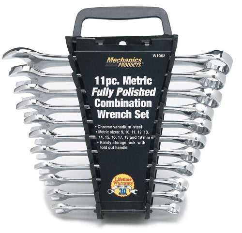 Wilmar Corporation 11 Piece Full Polish Combination Wrench Set W1062