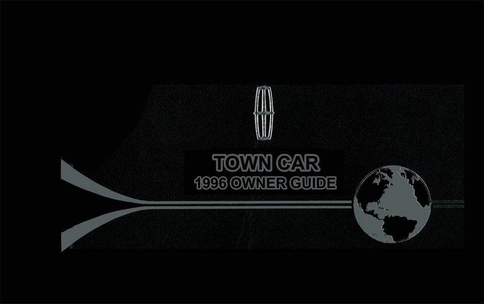 bishko automotive literature 1996 Lincoln Town Car Owners Manual User Guide Reference Operator Book Fuses