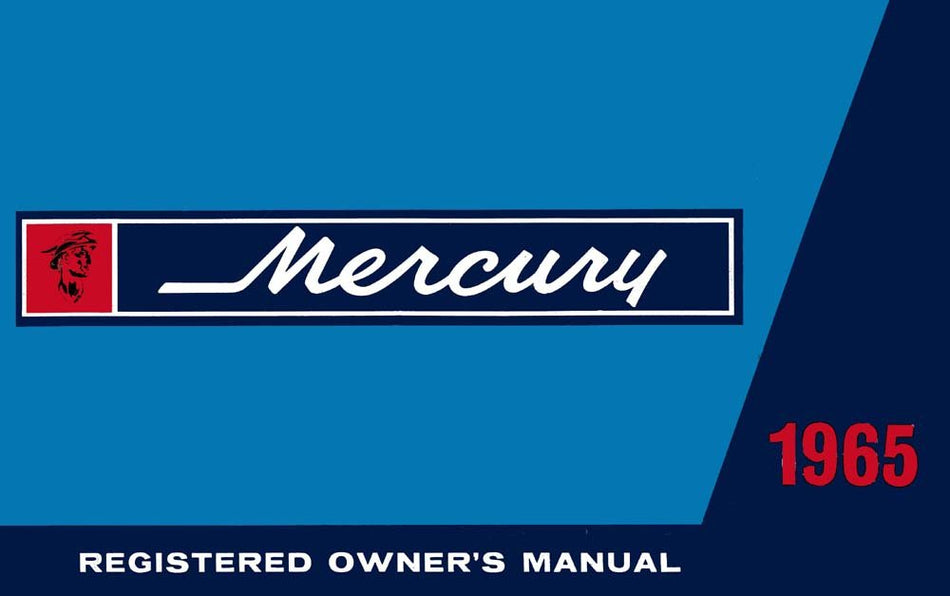 bishko automotive literature 1965 Mercury Monterey Owners Manual User Guide Reference Operator Book Fuses