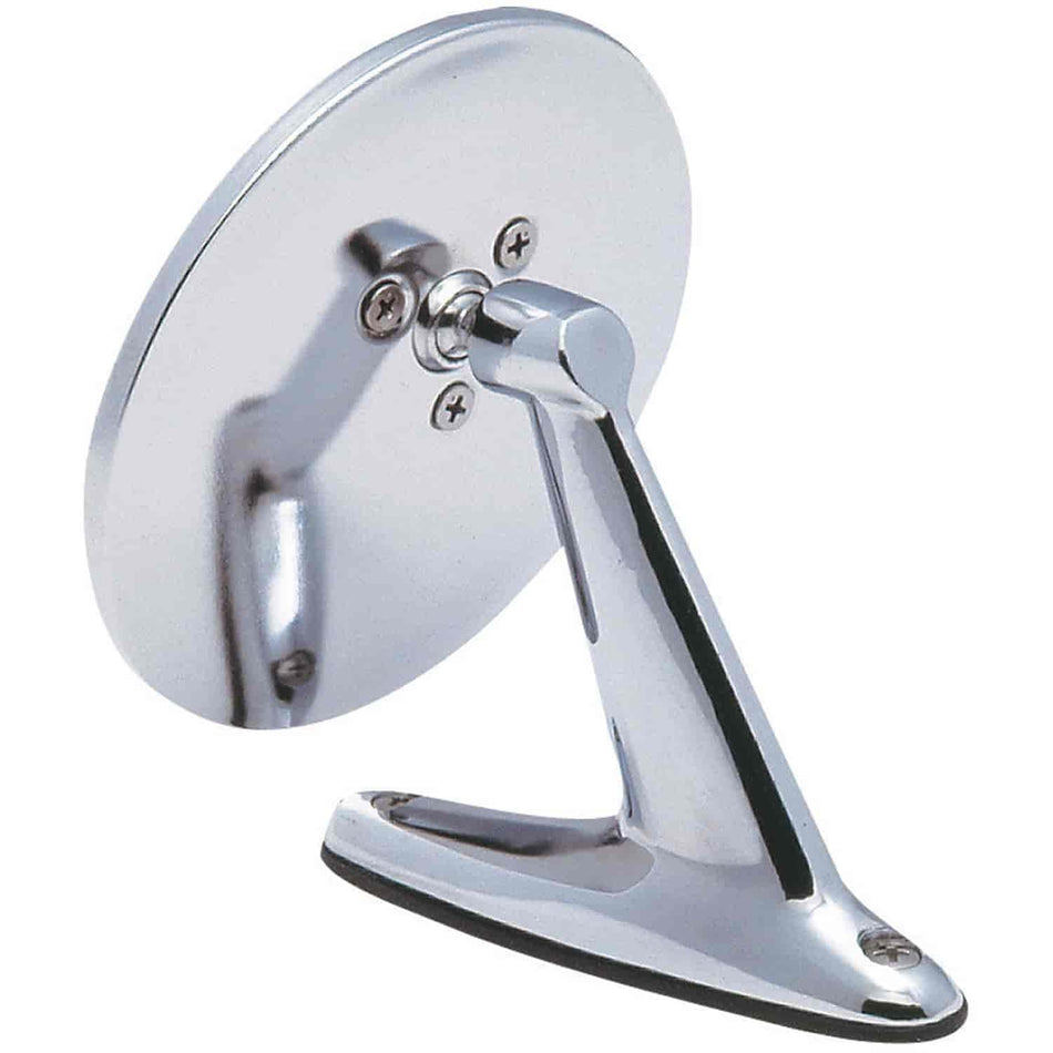 K Source Classic Round Style Universal Car Mirror, LH or RH (1701)