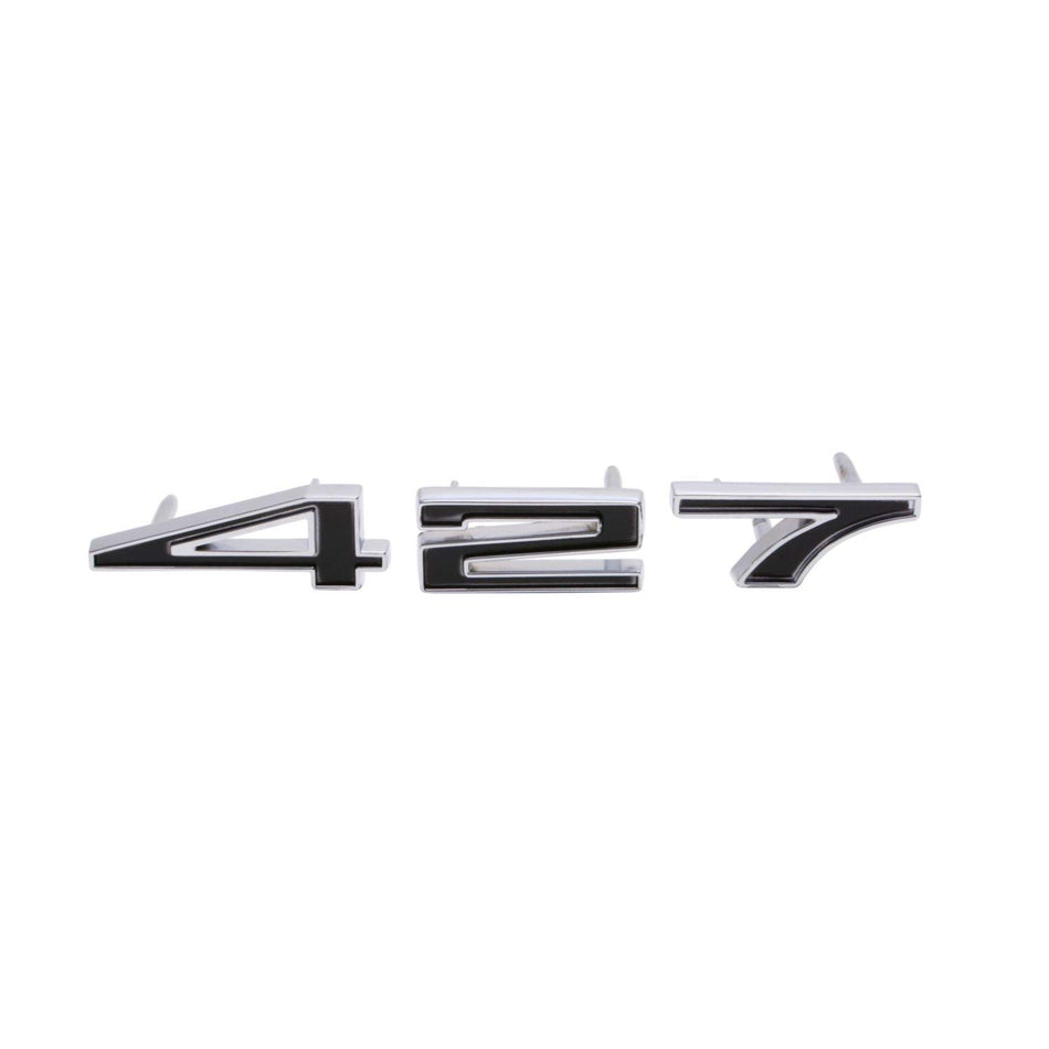 Trim Parts 5185 Hood Number Set (1967-1969Corvette u201c427u201d Black)