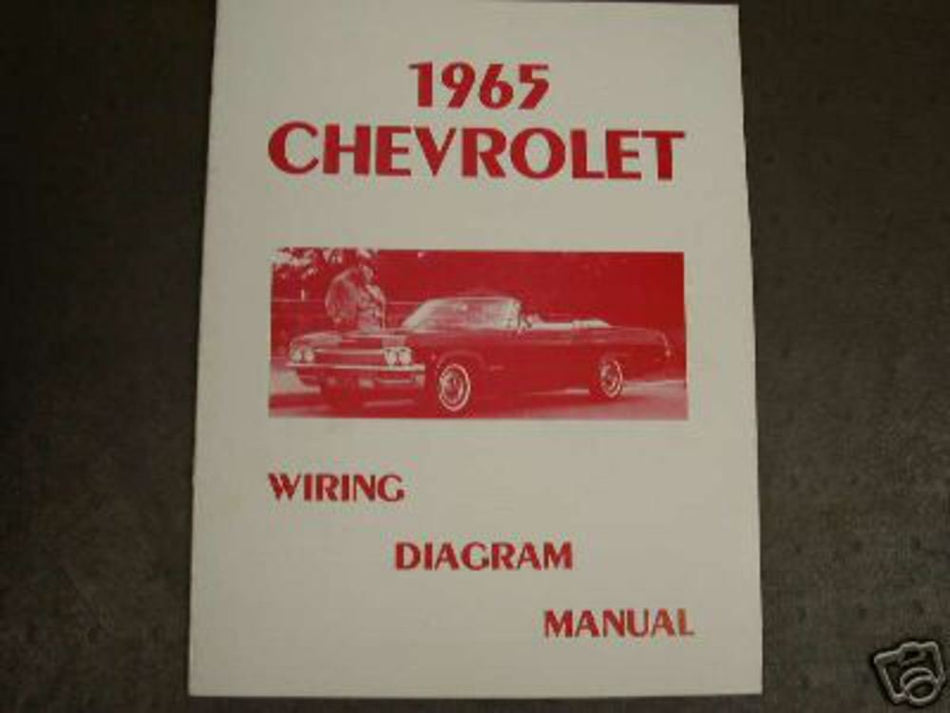 bishko automotive literature 1965 Chevrolet Belaire Caprice Impala Electrical Wiring Diagrams Schematics Book