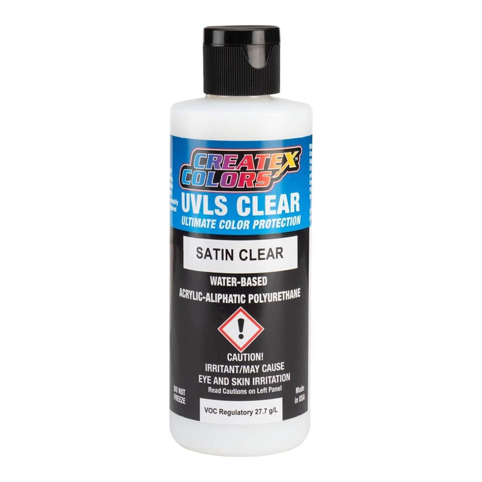 Createx Airbrush Paint UVLS Satin Clear, 4 Oz (4051-04)
