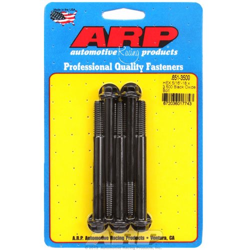 ARP (651-3500) Hex Oxide Bolt, Black